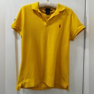 Ralph Lauren The Skinny Polo Shirt Vibrant Yellow